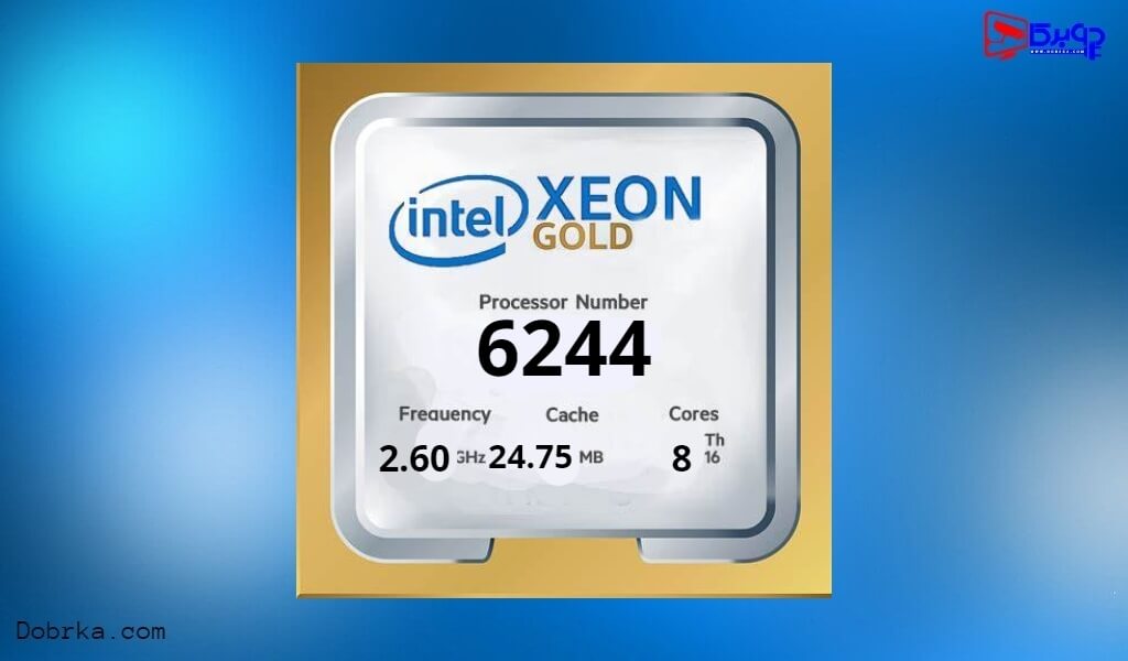 پردازنده سرور Intel Xeon Gold 6244